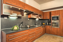 Kitchen in a two bedroom apartment type 3 in Residence Rybna
